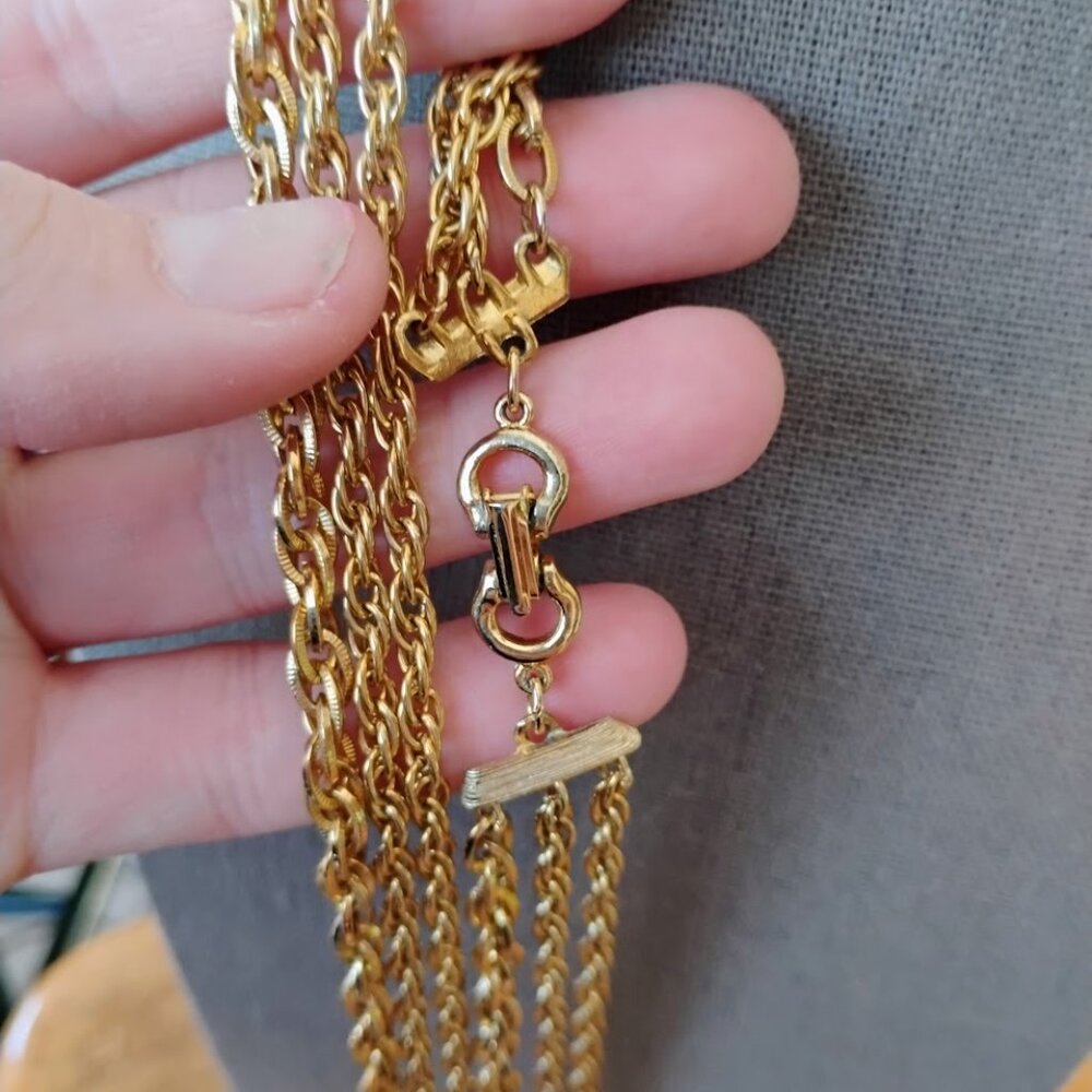 Multistrand Statement Necklace - image 3